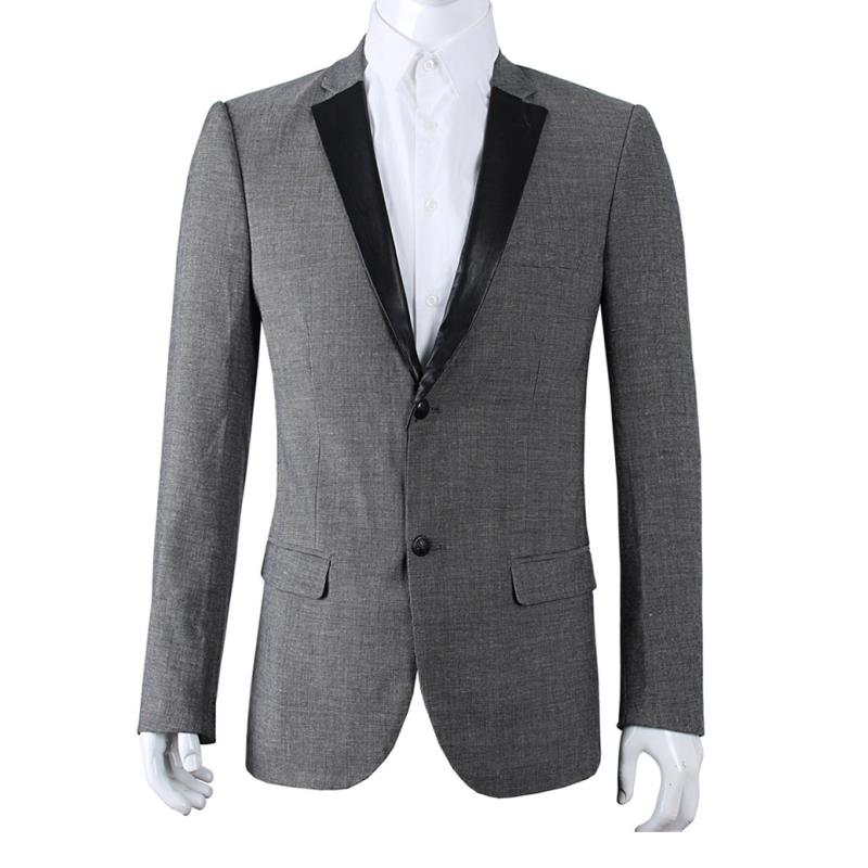 CONTRAST LAPEL BLAZER   S#27957