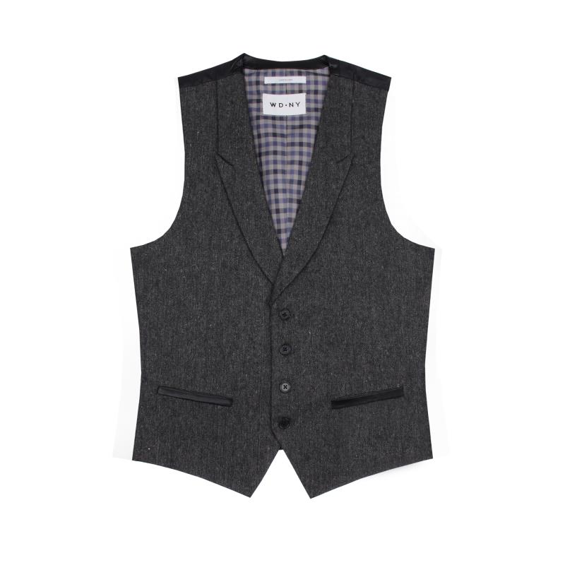NOTCH LAPEL VEST   S#27856