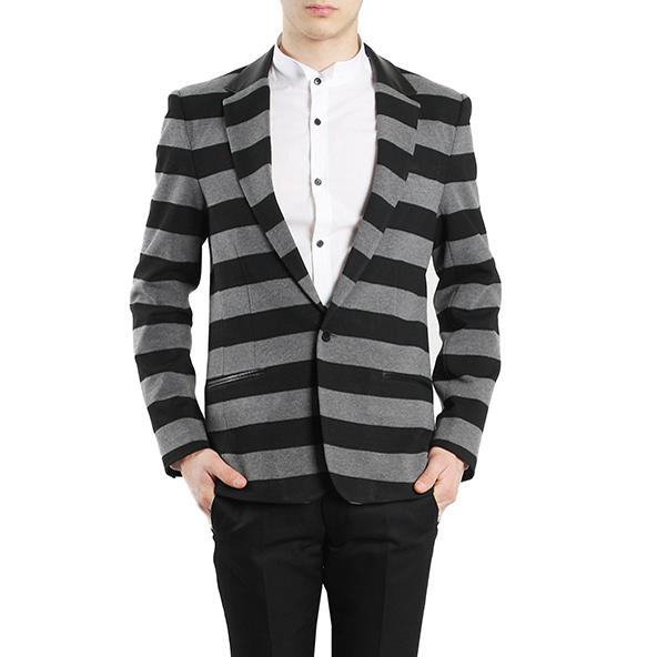 HORIZONTAL STRIPE JACKET   S#28419