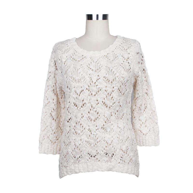 TAPE DYE LOOSE PULLOVER SWEATER   S#24362