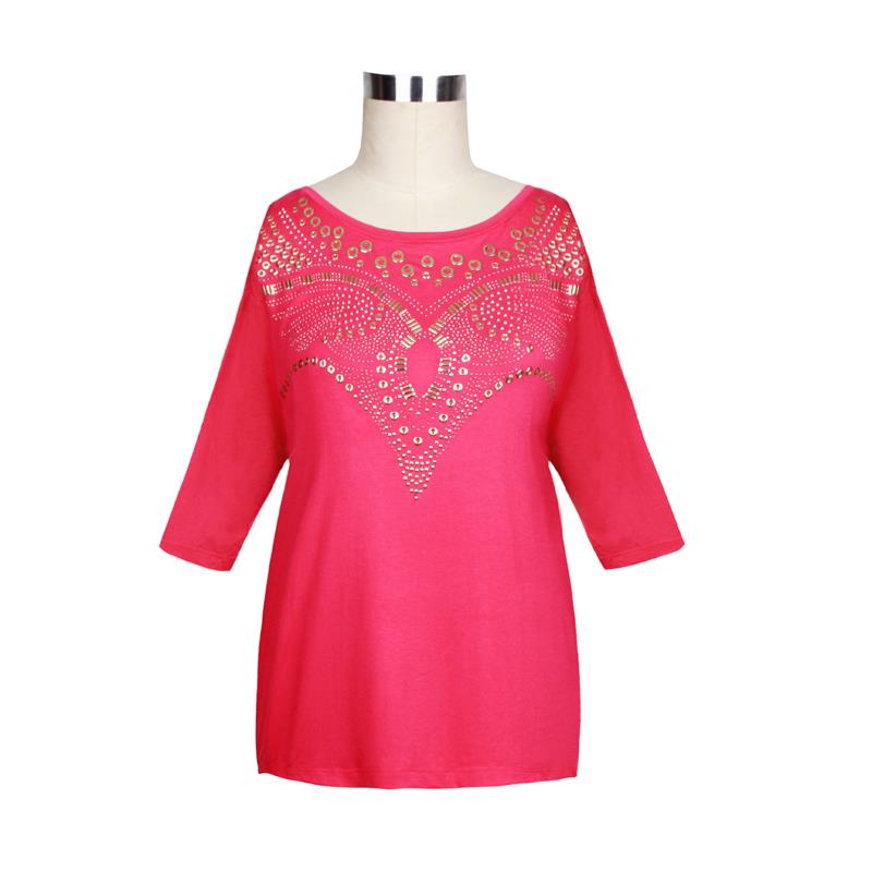 FRONT IRON STONES LONG SLEEVE KNITTED T-SHIRT   S#26770