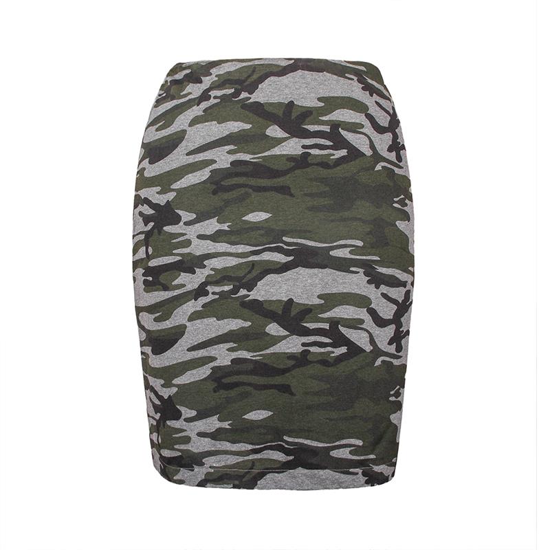 CAMO PENSIL SKIRT   S#0453