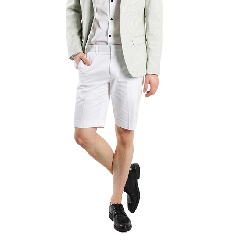 WHITE CASUAL SHORTS     S#26238