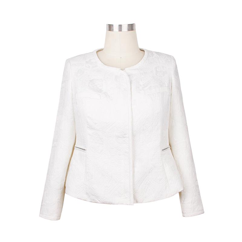 MATELASSE ZIPPED JKT   S#0187